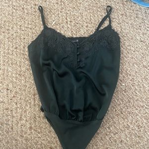 Green Abercrombie Body Suite